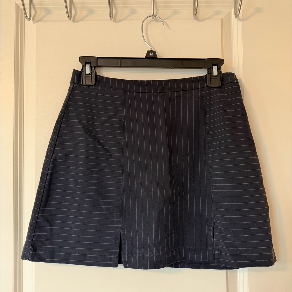 Pacsun Striped Mini Skirt with slits